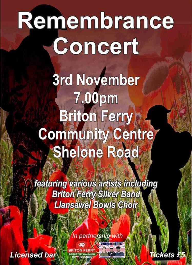 remembrance concert poster